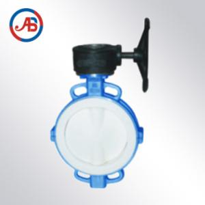 全襯四氟不銹鋼渦輪蝶閥（對(duì)夾式）D371F4/F46